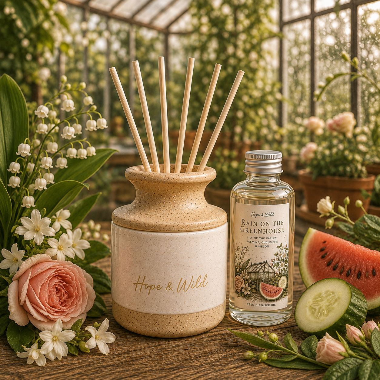 Rain On The Greenhouse Diffuser Oil Refill