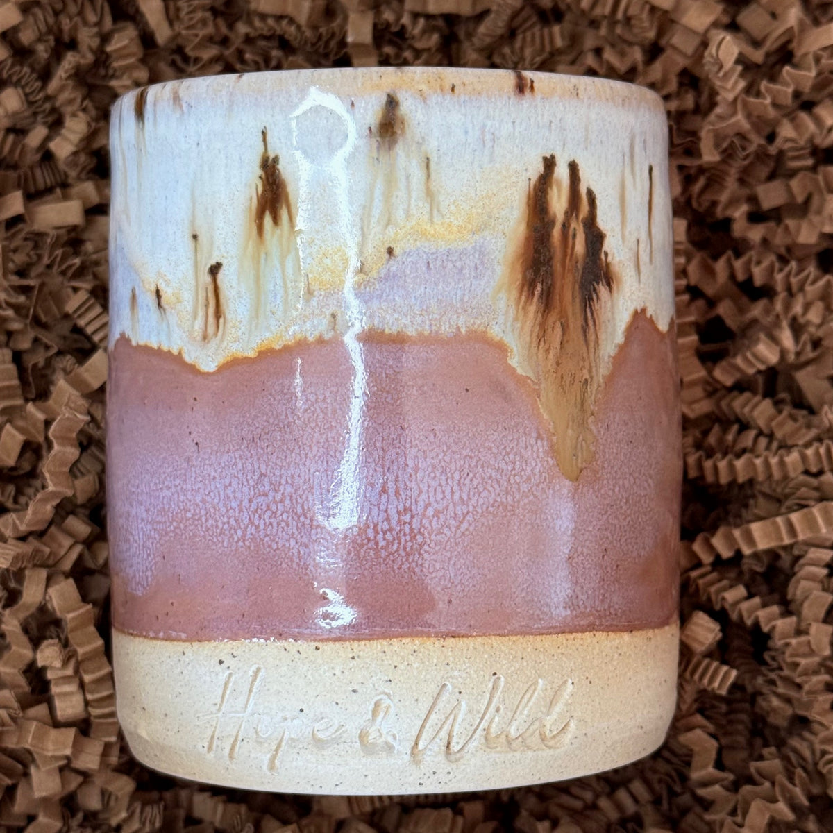 Blushing Birch Ceramic Vessel