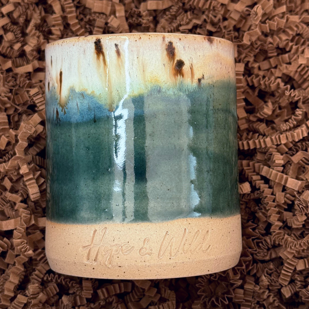 Rainforest Ceramic Vessel