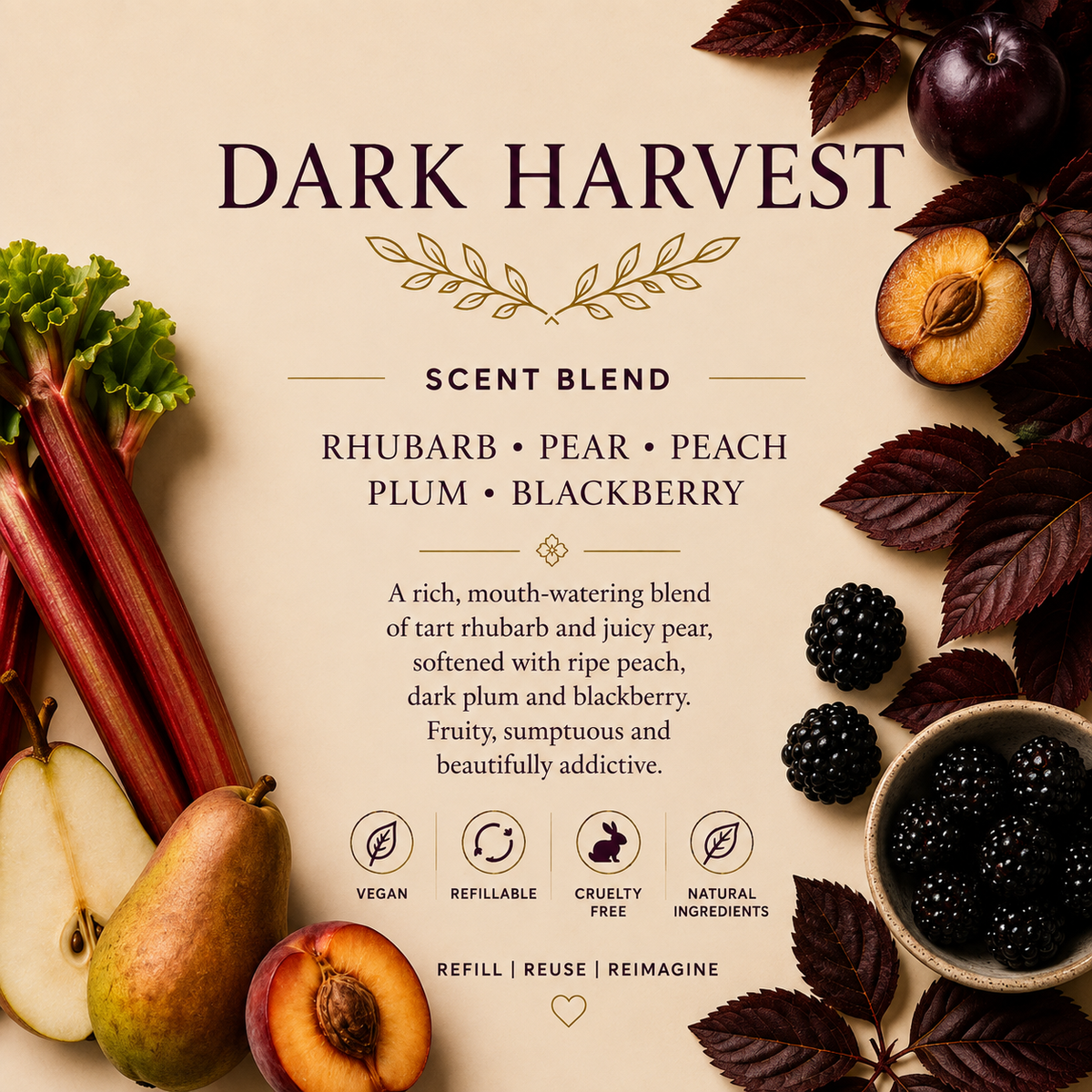 Dark Harvest Candle Refill