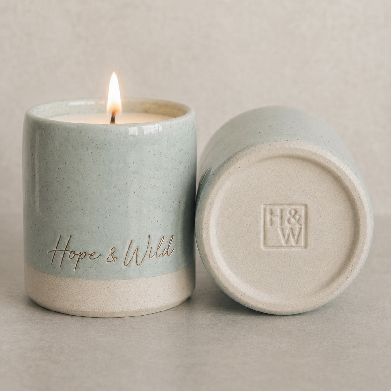 Duck Egg Candle Vessel