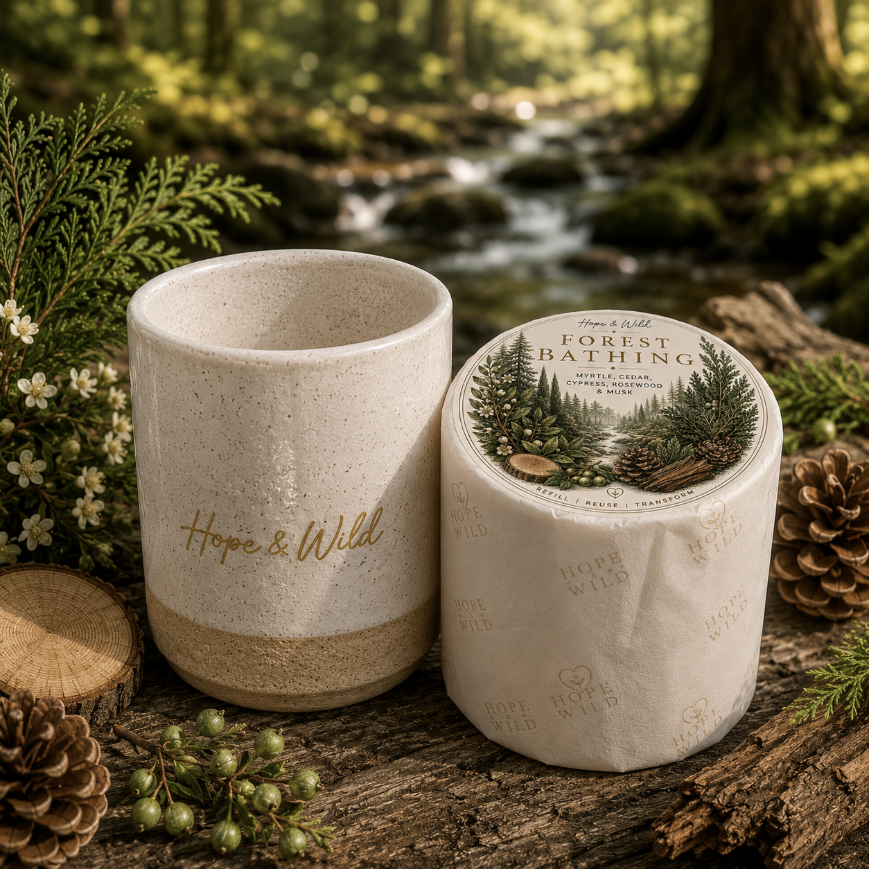 Forest Bathing Candle Refill