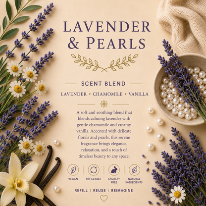 Lavender & Pearls Reed Diffuser Oil Refill