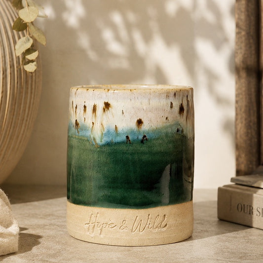Rainforest Ceramic Vessel