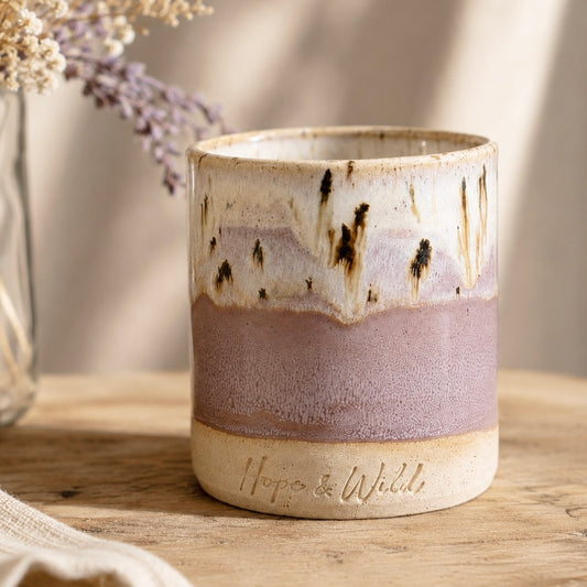 Blushing Birch Ceramic Vessel