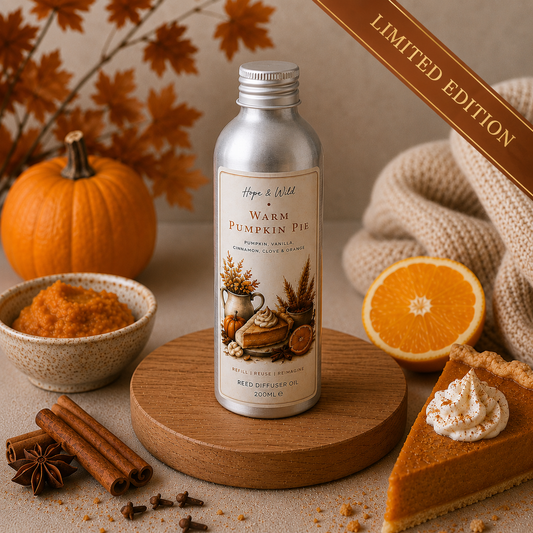 Warm Pumpkin Pie Reed Diffuser Oil Refill - Limited Edition