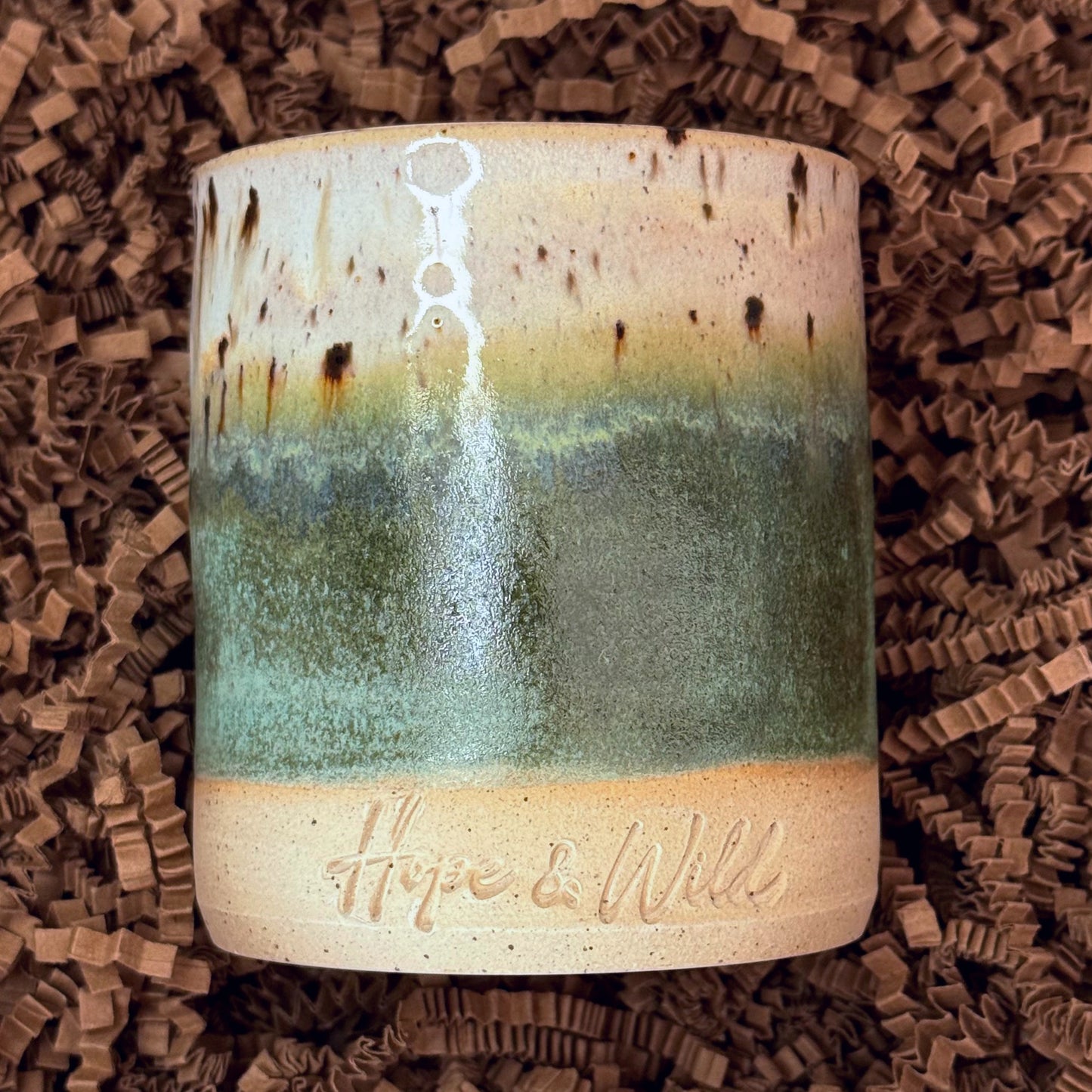 Green Envy Ceramic Vessel