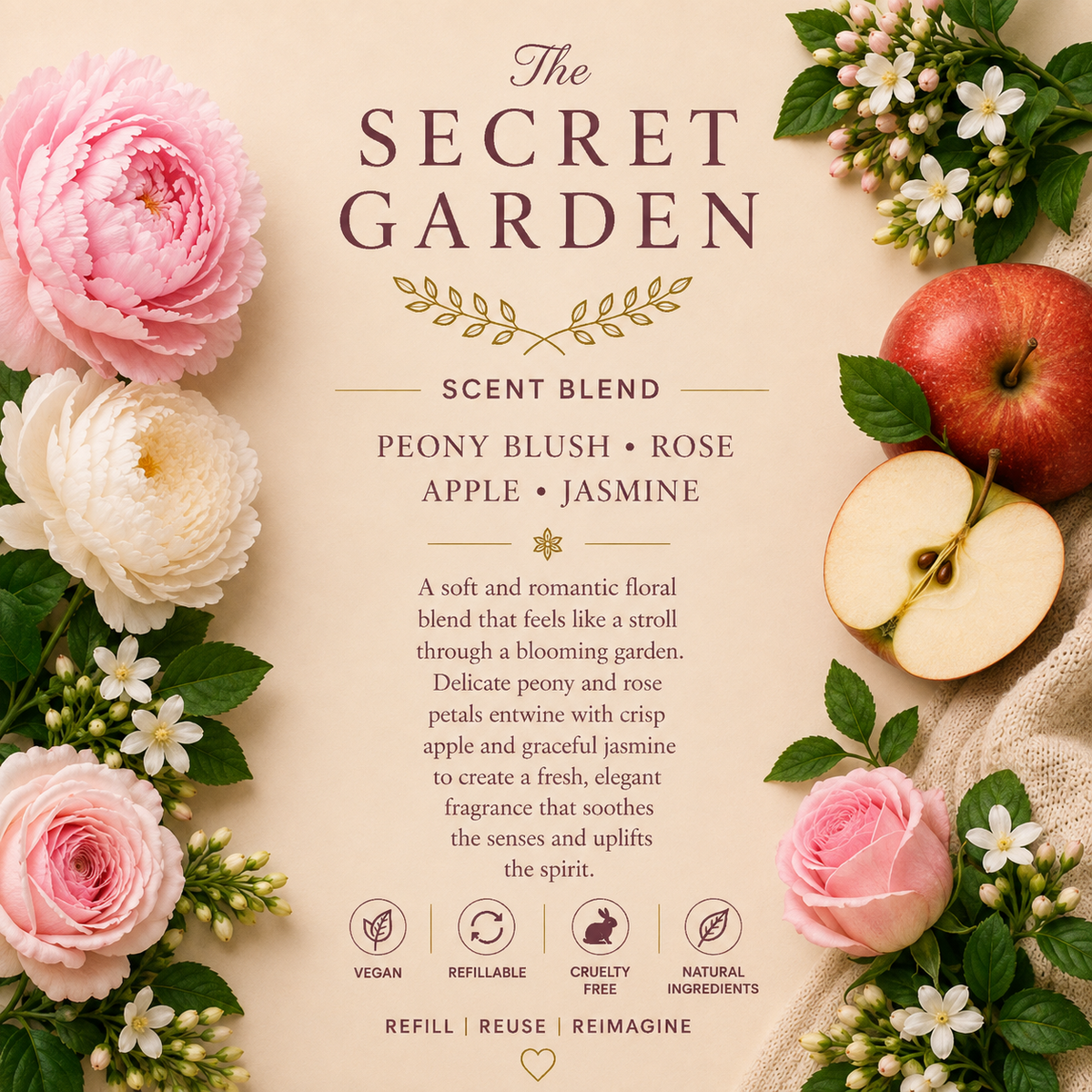 The Secret Garden Reed Diffuser Refill Oil