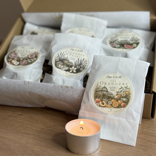 Scent Discovery Pack| Hope & Wild | Tea lights | 6 different scents
