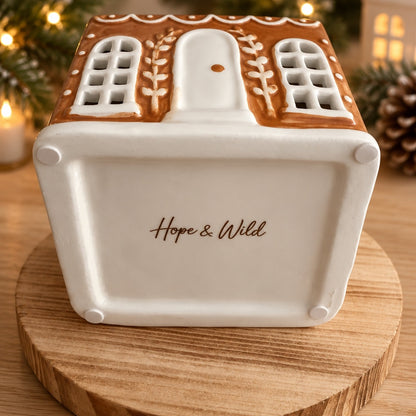 Gingerbread Bakehouse Ceramic Wax Melt & Tealight Set