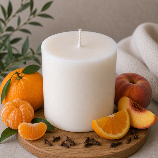 The Orangery Candle Refill | Hope & Wild | Rapeseed & Coconut Wax Candle Refill | Mandarin, Peach, Amber & Sweet Orange Candle Refill | Refillable Candle Refill