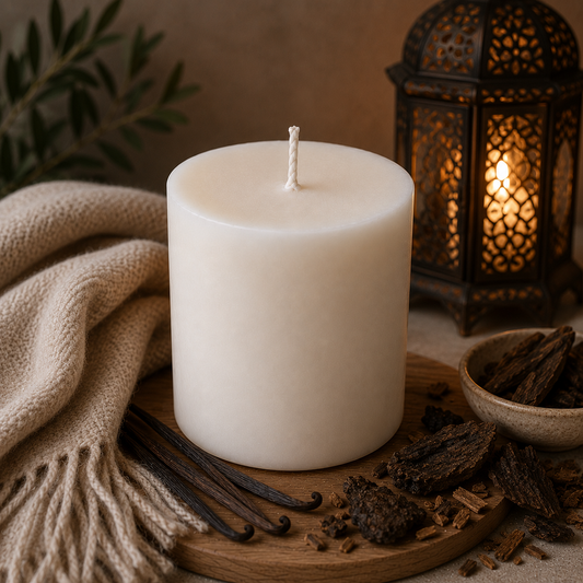 Cashmere In Candlelight Candle Refill | Hope & Wild | Rapeseed & Coconut Wax Candle Refill | Vanilla, Sandalwood & Oud Candle Refill | Refillable Candle Refill