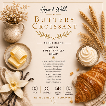 Buttery Croissant Candle Refill - Limited Edition