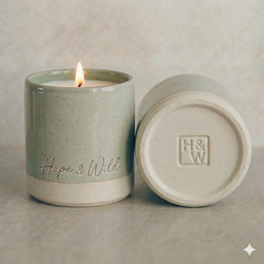 Sage Green Candle Vessel