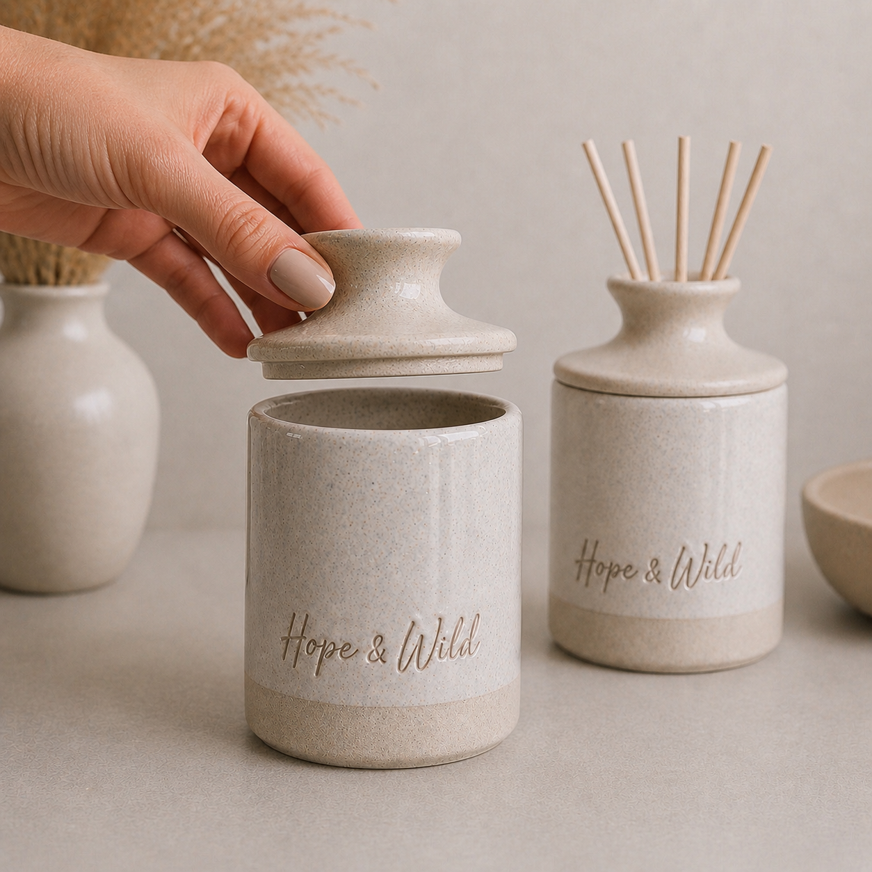 Eggshell Candle Vessel